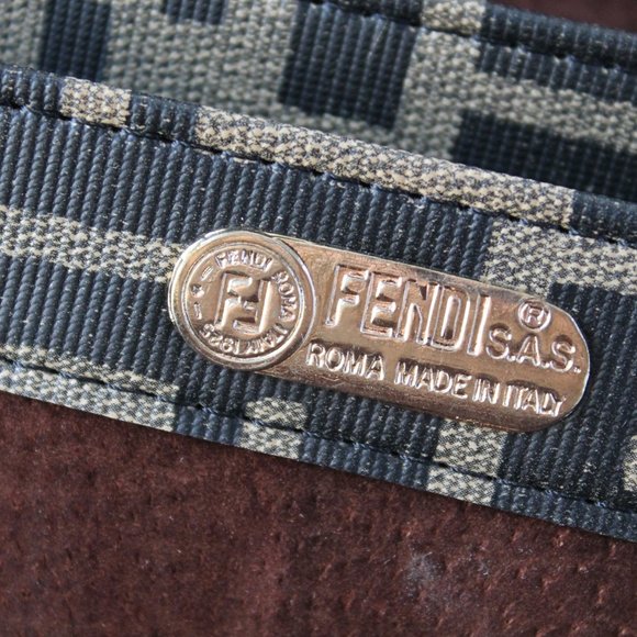 Rare Vintage Fendi FF Zucca Pattern Briefcase Bag - Picture 4 of 9